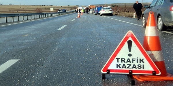 Trafik polisinin ei kaza kurban oldu