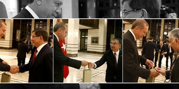 İşte Erdoğan'ın Davutoğlu, Yılmaz ve Özel'e hediyesi