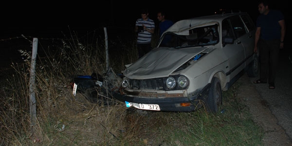 Üniversite öğrencisi trafik kazasında yaralandı