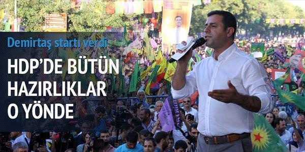 HDP erken seçime hazırlanıyor