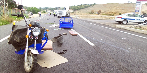 İmam, trafik kazasında yaralandı
