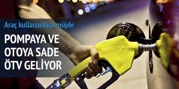 Pompaya otoya sade ÖTV geliyor