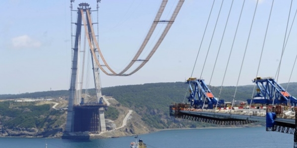 Üçüncü Köprünün yüzde 70'i tamamlandı