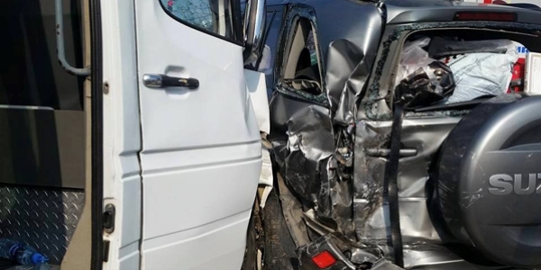 Giresun'da trafik kazası: 10 yaralı