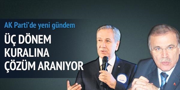 Üç dönem kuralına formül aranıyor