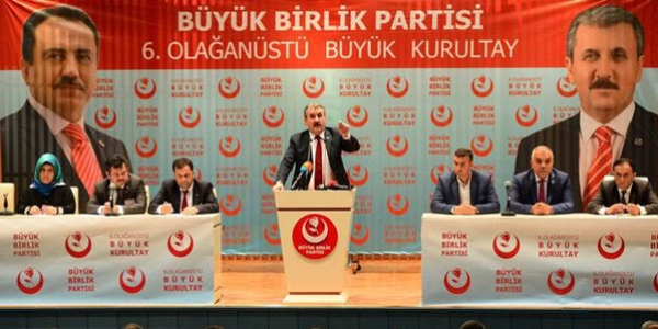 Destici yeniden BBP Genel Başkanı seçildi