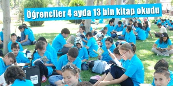 Bu okulda öğrenciler 4 ayda 13 bin kitap okudu
