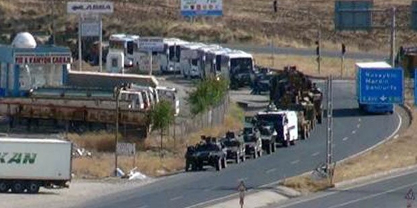 Şırnak sınırına asker sevkiyatı
