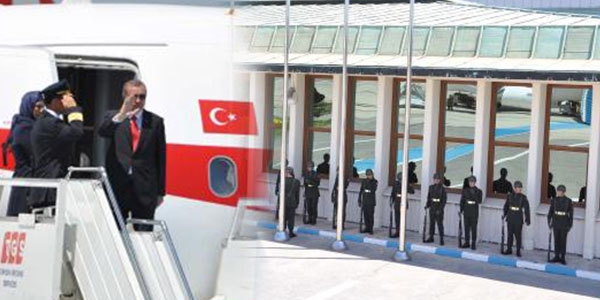 Erdoğan, askerlerin gölgede beklemesini istedi
