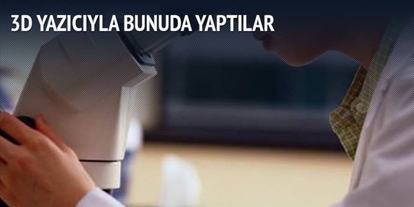 3D yazıcıyla kemik ürettiler