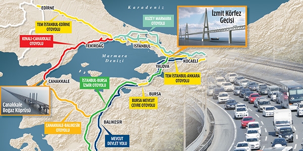 Bayram trafiğine Marmara Ringi projesi