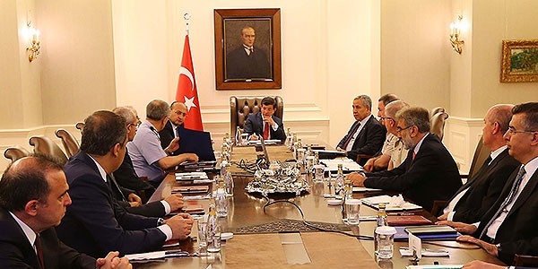 Çankaya Köşkü'nde 'Özel Güvenlik Toplantısı' yapıldı