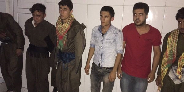 6 PKK'l karakola girmeden yakaland