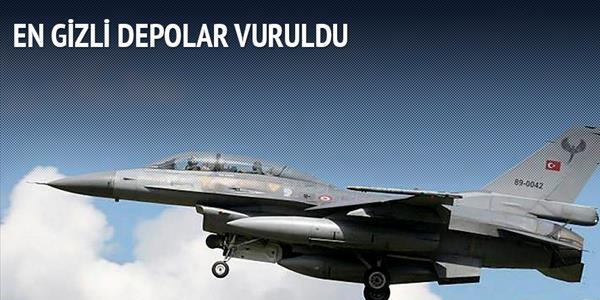 PKK'nn en gizli mhimmat depolar vuruldu