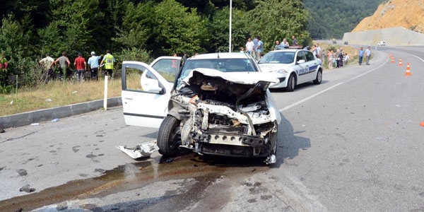 Zonguldak'ta trafik kazas: 7 yaral