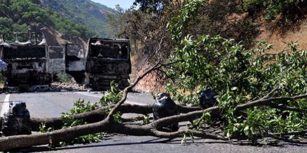 6 gn sonra Tunceli-Erzincan yolu trafie ald