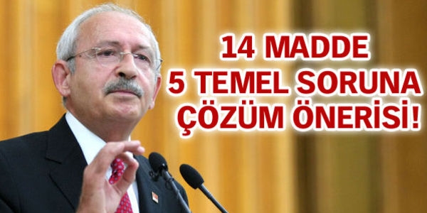 Kılıçdaroğlu'nun çantasındaki başlıklar