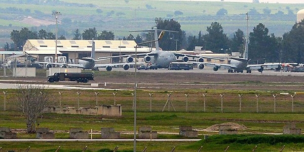 ABD'ye ait 8 askeri uçak İncirlik'te