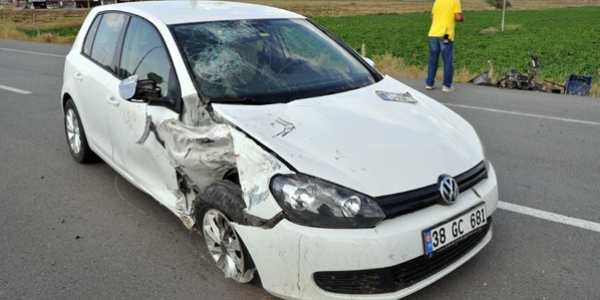 Sivas'ta trafik kazalar: 1 l, 9 yaral