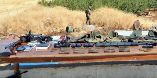 Bağ evinden PKK cephaneliği çıktı