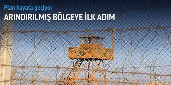 Arındırılmış bölgeye ilk adım