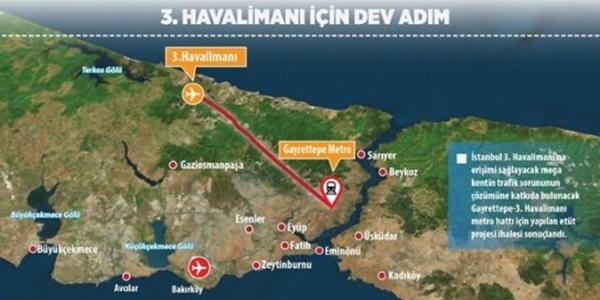 İstanbul'daki 3 havalimanı metro ile birbirine bağlanacak