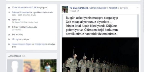 Şehidin son paylaşımı yürek yaktı