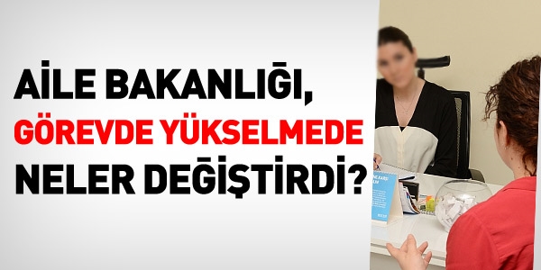 Aile Bakanlığında, şef ve bilgisayar işletmenleri için düzenleme
