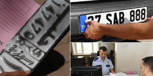 13 bin 400 Suriye plakalı araca geçici trafik tescili