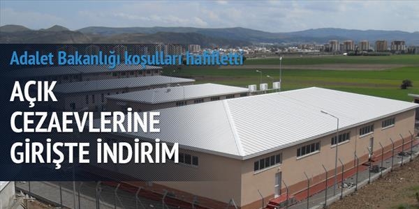 Açık cezaevlerine girişte indirim