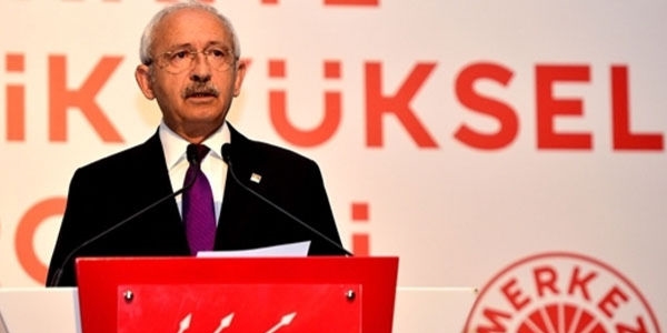 CHP'nin bildirgesine 'Merkez Trkiye' ayar