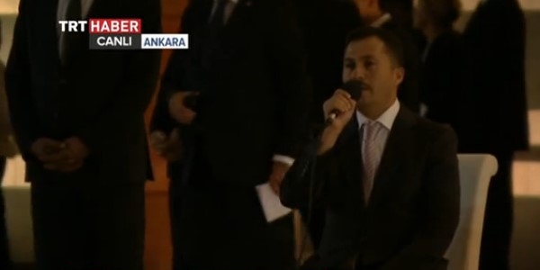 Saray'daki 30 Ağustos törenlerinde Kur'an okundu