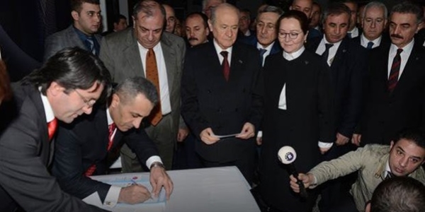 Bahçeli, adaylık başvurusunu yaptı