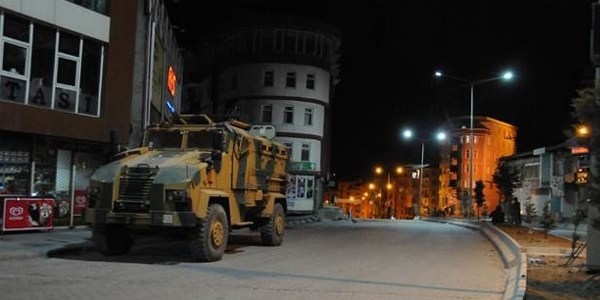 Cizre'de sokaa kma yasa