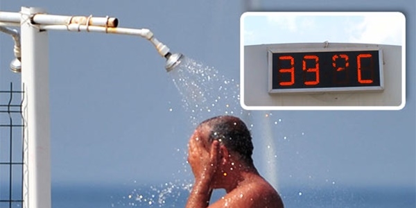 İstanbul'da termometreler 39 dereceyi gösterdi
