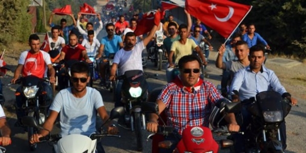 Hatay'da teröre tepki konvoyu