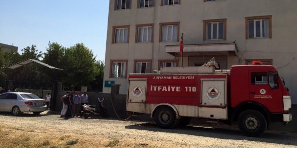 Adıyaman'da öğrenci yurdunda yangın