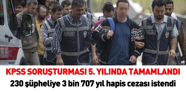 2010 KPSS'de soruşturma dosyası 5 yıl sonra tamamlandı
