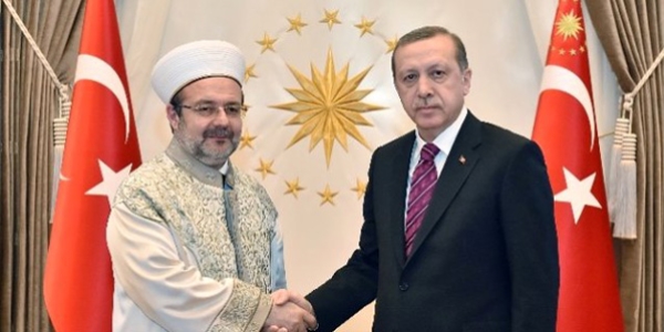 Cumhurbakan Erdoan Diyanet leri Bakan Grmez'i kabul etti