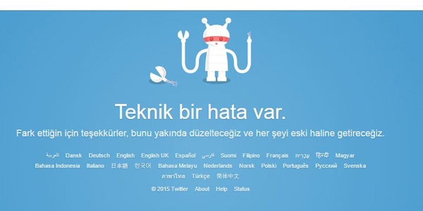 Twitter'a kısa süreliğine erişilemedi