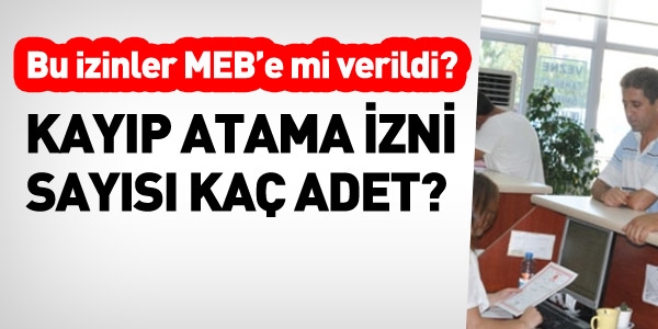 MEB'e 2.320 GH kadrosu verildi mi?