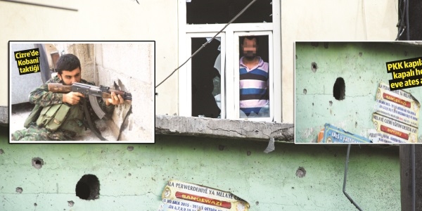 Cizre'de her ev mevzi her sivil canlı kalkan yapıldı