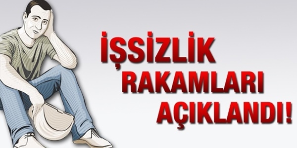 İşsizlik rakamları açıklandı