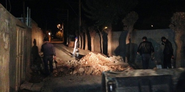 Şırnak'ta teröristlerin kazdığı hendekler kapatılıyor