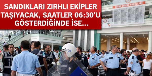 İşte seçimde alınacak güvenlik önlemleri