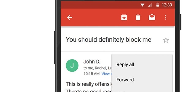 Gmail'e engelleme özelliği geldi