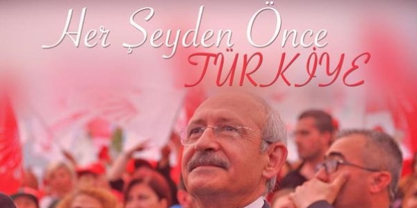 CHP'nin 1 Kasım'daki seçimde sloganı 'Önce Türkiye'