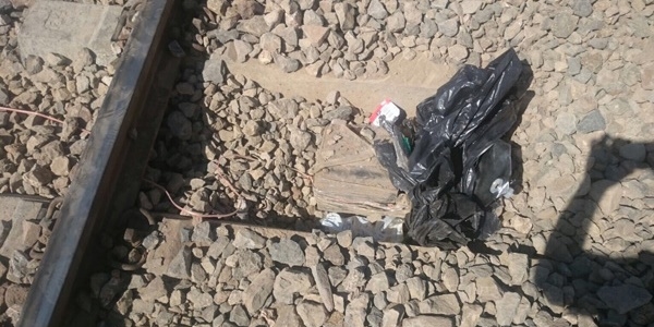 Tren raylarına döşenen patlayıcı imha edildi