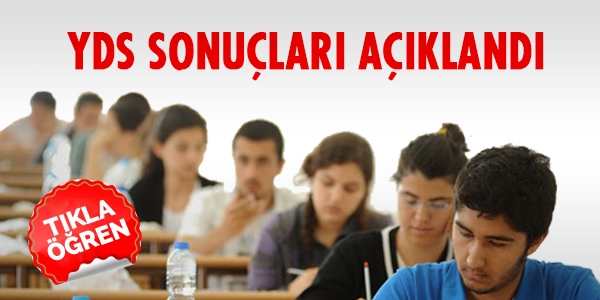 YDS Sonbahar dönemi sonuçları açıklandı