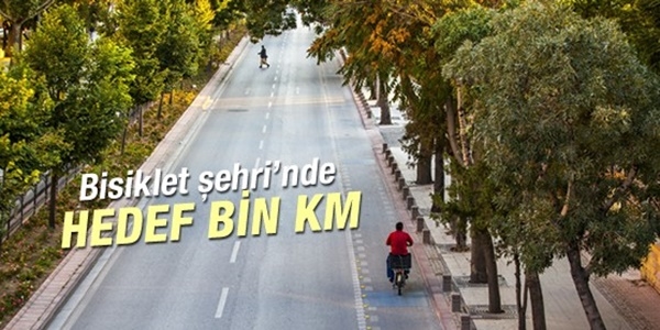 'Bisiklet şehri'nde 2023 hedefi; bin kilometre bisiklet yolu